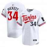 Maglia Baseball Uomo Minnesota Twins Kirby Puckett Home Limited Bianco