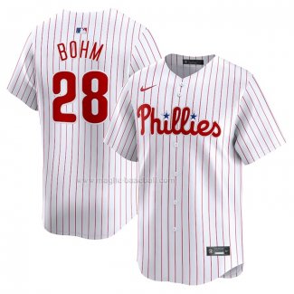 Maglia Baseball Uomo Philadelphia Phillies Alec Bohm Home Limited Bianco