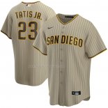 Maglia Baseball Uomo San Diego Padres Fernando Tatis JR. Alternato Replica Marrone