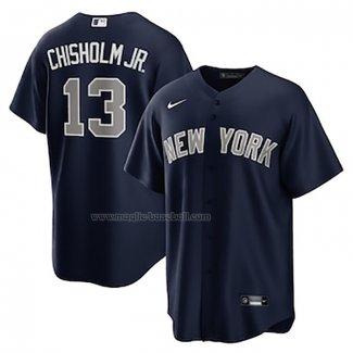 Maglia Baseball Uomo New York Yankees Jazz Chisholm Jr. Alternato Replica Nero