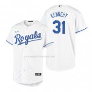 Maglia Baseball Bambino Kansas City Royals Ian Kennedy Replica Home Bianco