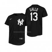 Maglia Baseball Bambino New York Yankees Joey Gallo Replica Nero