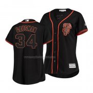 Maglia Baseball Donna San Francisco Giants Kevin Gausman Cool Base Nero