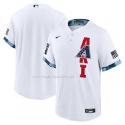 Maglia Baseball Uomo Arizona Diamondbacks All Star 2021 Replica Bianco