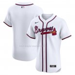 Maglia Baseball Uomo Atlanta Braves Home Elite Bianco