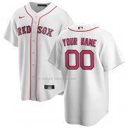 Maglia Baseball Uomo Boston Red Sox Home Replica Personalizzate Bianco