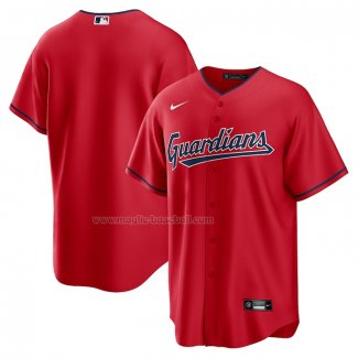 Maglia Baseball Uomo Cleveland Guardians Alternato Replica Rosso