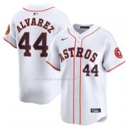 Maglia Baseball Uomo Houston Astros Yordan Alvarez Home Limited Bianco