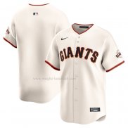 Maglia Baseball Uomo San Francisco Giants Home Limited Crema