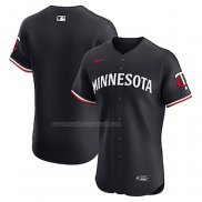 Maglia Baseball Uomo Minnesota Twins Alternato Home Elite Nero