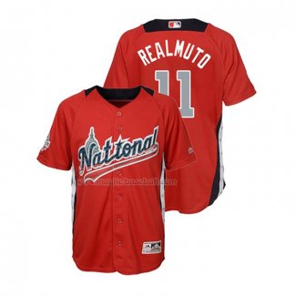 Maglia Baseball Bambino All Star 2018 J.T. Realmuto Home Run Derby National League Rosso