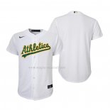 Maglia Baseball Bambino Oakland Athletics Replica Home Bianco