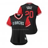 Maglia Baseball Donna Arizona Diamondbacks Steven Souza JR. 2018 Llws Players Weekend Souz Nero