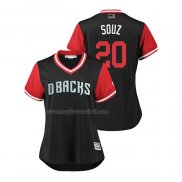 Maglia Baseball Donna Arizona Diamondbacks Steven Souza JR. 2018 Llws Players Weekend Souz Nero