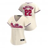 Maglia Baseball Donna Philadelphia Phillies Andrew Mccutchen Replica Alternato 2020 Crema