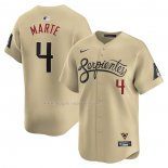 Maglia Baseball Uomo Arizona Diamondbacks Ketel Marte City Connect Limited Oro