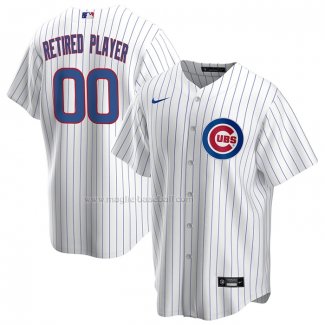 Maglia Baseball Uomo Chicago Cubs Pick-A-Player Retired Roster Home Replica Bianco