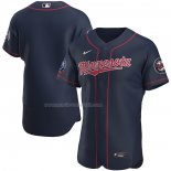 Maglia Baseball Uomo Minnesota Twins 60th Season Alternato Autentico Blu