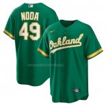 Maglia Baseball Uomo Oakland Athletics Ryan Noda Alternato Replica Verde