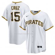 Maglia Baseball Uomo Pittsburgh Pirates Oneil Cruz Home Replica Bianco