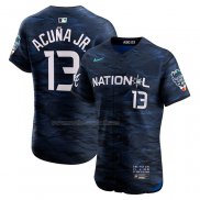 Maglia Baseball Uomo Ronald Acuna JR. All Star 2023 Vapor Premier Elite Blu