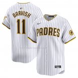 Maglia Baseball Uomo San Diego Padres Yu Darvish Home Limited Bianco