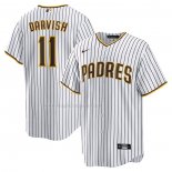 Maglia Baseball Uomo San Diego Padres Yu Darvish Home Replica Bianco