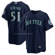 Maglia Baseball Uomo Seattle Mariners Ichiro Suzuki Alternato Replica Blu