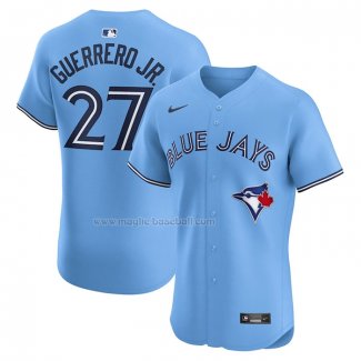 Maglia Baseball Uomo Toronto Blue Jays Vladimir Guerrero Jr. Alternato Elite Blu