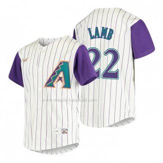 Maglia Baseball Bambino Arizona Diamondbacks Jake Lamb Cooperstown Collection Alternato Crema