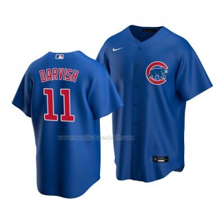 Maglia Baseball Bambino Chicago Cubs Yu Darvish Replica Alternato 2020 Blu