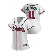 Maglia Baseball Donna Atlanta Braves Ender Inciarte Replica Home 2020 Bianco