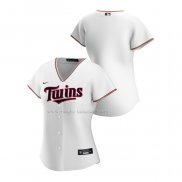 Maglia Baseball Donna Minnesota Twins Replica Home 2020 Bianco