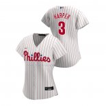 Maglia Baseball Donna Philadelphia Phillies Bryce Harper Replica Home 2020 Bianco