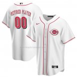 Maglia Baseball Uomo Cincinnati Reds Home Pick-A-Player Retired Roster Replica Bianco