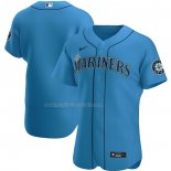 Maglia Baseball Uomo Seattle Mariners Alternate Autentico Blu