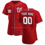 Maglia Baseball Uomo Washington Nationals Alternato Autentico Personalizzate Rosso