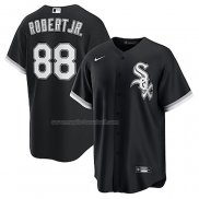 Maglia Baseball Uomo Chicago White Sox Luis Robert Jr. Alternato Replica Nero