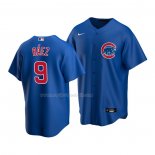 Maglia Baseball Bambino Chicago Cubs Javier Baez Replica Alternato 2020 Blu