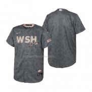 Maglia Baseball Bambino Washington Nationals 2022 City Connect Replica Grigio