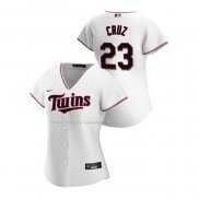 Maglia Baseball Donna Minnesota Twins Nelson Cruz Replica Home 2020 Bianco