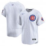 Maglia Baseball Uomo Chicago Cubs Home Limited Bianco