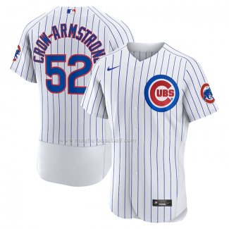 Maglia Baseball Uomo Chicago Cubs Pete Crow-armstrong Home Autentico Bianco