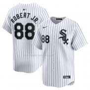 Maglia Baseball Uomo Chicago White Sox Luis Robert JR. Home Limited Bianco