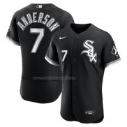 Maglia Baseball Uomo Chicago White Sox Tim Anderson Alternato Autentico Nero