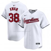 Maglia Baseball Uomo Cleveland Guardians Steven Kwan Home Limited Bianco