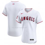 Maglia Baseball Uomo Los Angeles Angels Home Elite Bianco