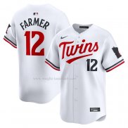 Maglia Baseball Uomo Minnesota Twins Kyle Farmer Home Limited Bianco