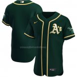 Maglia Baseball Uomo Oakland Athletics Alternato Autentico Verde