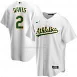 Maglia Baseball Uomo Oakland Athletics Khris Davis Home Replica Bianco